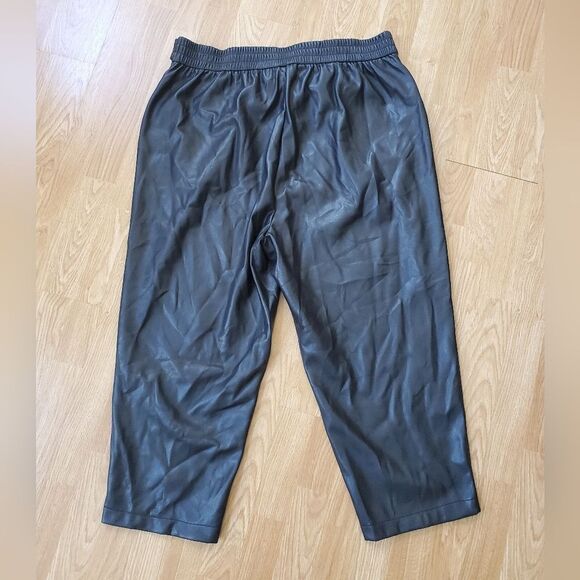 INC International Faux-Leather Belted Pants sz  2X - Picture 6 of 12